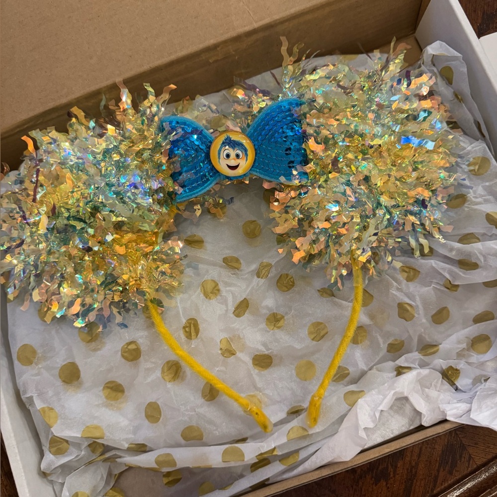 NWT Disney Ears - Inside Out “Joy” - custom made MAKE ME AN OFFER